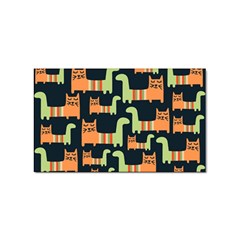 Seamless-pattern-with-cats Sticker Rectangular (10 Pack) by Salman4z