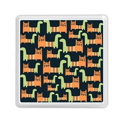 Seamless-pattern-with-cats Memory Card Reader (square) by Salman4z