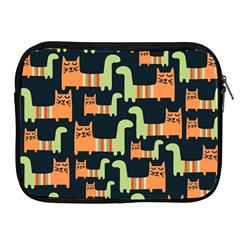 Seamless-pattern-with-cats Apple Ipad 2/3/4 Zipper Cases by Salman4z