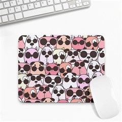 Cute-dog-seamless-pattern-background Small Mousepad by Salman4z