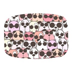 Cute-dog-seamless-pattern-background Mini Square Pill Box by Salman4z