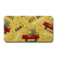 Childish-seamless-pattern-with-dino-driver Medium Bar Mat by Salman4z