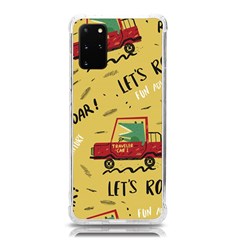 Childish-seamless-pattern-with-dino-driver Samsung Galaxy S20plus 6 7 Inch Tpu Uv Case by Salman4z