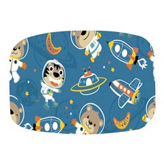 Seamless-pattern-funny-astronaut-outer-space-transportation Mini Square Pill Box by Salman4z