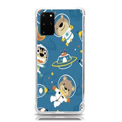 Seamless-pattern-funny-astronaut-outer-space-transportation Samsung Galaxy S20plus 6 7 Inch Tpu Uv Case by Salman4z