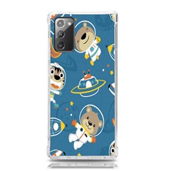 Seamless-pattern-funny-astronaut-outer-space-transportation Samsung Galaxy Note 20 Tpu Uv Case by Salman4z