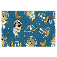 Seamless-pattern-funny-astronaut-outer-space-transportation Banner And Sign 6  X 4  by Salman4z