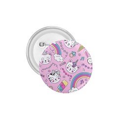 Beautiful-cute-animals-pattern-pink 1 75  Buttons by Salman4z