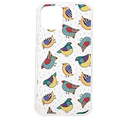 Seamless-pattern-with-hand-drawn-bird-black Iphone 12 Pro Max Tpu Uv Print Case by Salman4z