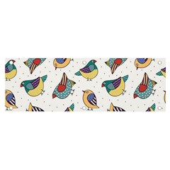 Seamless-pattern-with-hand-drawn-bird-black Banner And Sign 6  X 2  by Salman4z