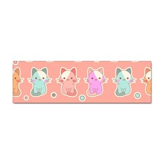 Cute-kawaii-kittens-seamless-pattern Sticker Bumper (10 Pack) by Salman4z