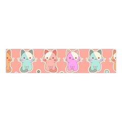 Cute-kawaii-kittens-seamless-pattern Velvet Scrunchie by Salman4z