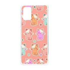 Cute-kawaii-kittens-seamless-pattern Samsung Galaxy S20plus 6 7 Inch Tpu Uv Case by Salman4z