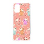 Cute-kawaii-kittens-seamless-pattern Samsung Galaxy S20Plus 6.7 Inch TPU UV Case Front