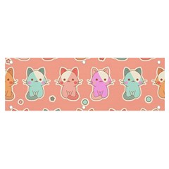 Cute-kawaii-kittens-seamless-pattern Banner And Sign 6  X 2  by Salman4z