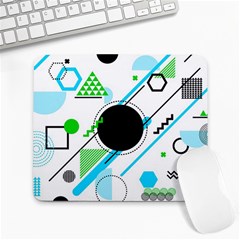 Geometric-shapes-background Large Mousepad by Salman4z