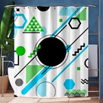 Geometric-shapes-background Shower Curtain 60  x 72  (Medium)  60 x72  Curtain