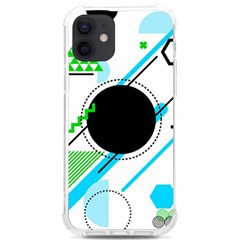 Geometric-shapes-background Iphone 12/12 Pro Tpu Uv Print Case by Salman4z