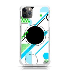 Geometric-shapes-background Iphone 11 Pro Max 6 5 Inch Tpu Uv Print Case by Salman4z