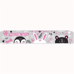 Big-set-with-cute-cartoon-animals-bear-panda-bunny-penguin-cat-fox Small Bar Mat by Salman4z