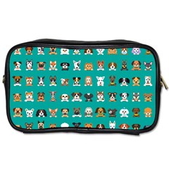 Different-type-vector-cartoon-dog-faces Toiletries Bag (two Sides) by Salman4z