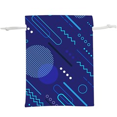 Classic-blue-background-abstract-style Lightweight Drawstring Pouch (xl) by Salman4z