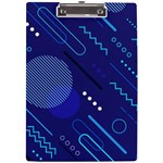 Classic-blue-background-abstract-style A4 Acrylic Clipboard Front