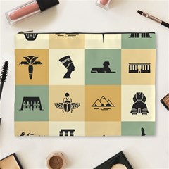 Egyptian-flat-style-icons Cosmetic Bag (xl) by Salman4z