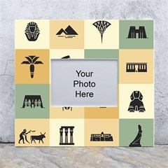 Egyptian-flat-style-icons White Wall Photo Frame 5  X 7  by Salman4z