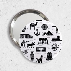 Dark-seamless-pattern-symbols-landmarks-signs-egypt --- 2 25  Handbag Mirrors by Salman4z