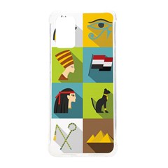 Egypt-travel-items-icons-set-flat-style Samsung Galaxy S20plus 6 7 Inch Tpu Uv Case by Salman4z