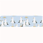 Cute-seagulls-seamless-pattern-light-blue-background Large Bar Mat 32 x8.5  Bar Mat