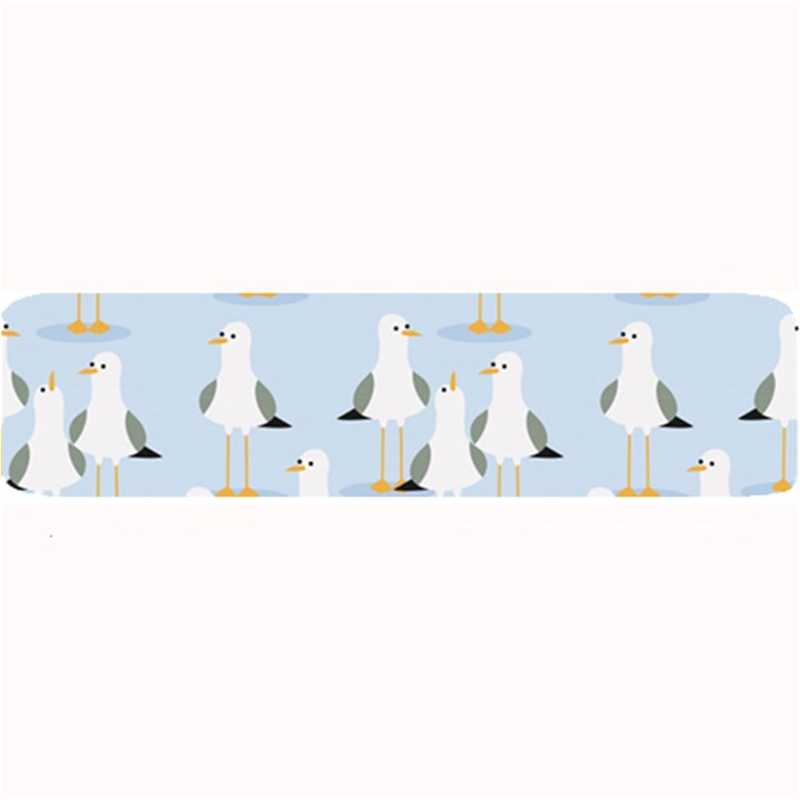 Cute-seagulls-seamless-pattern-light-blue-background Large Bar Mat