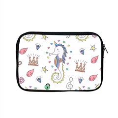 Seamless-pattern-cute-unicorn-cartoon-hand-drawn Apple Macbook Pro 15  Zipper Case by Salman4z