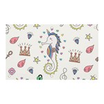 Seamless-pattern-cute-unicorn-cartoon-hand-drawn Banner and Sign 5  x 3  Front