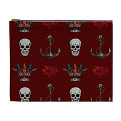 Tattoo-old-school-background-pattern Cosmetic Bag (xl) by Salman4z