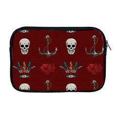 Tattoo-old-school-background-pattern Apple Macbook Pro 17  Zipper Case by Salman4z