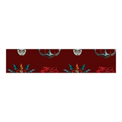 Tattoo-old-school-background-pattern Velvet Scrunchie by Salman4z