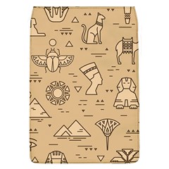 Egyptian-seamless-pattern-symbols-landmarks-signs-egypt Removable Flap Cover (l) by Salman4z