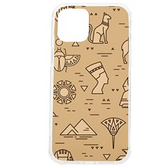 Egyptian-seamless-pattern-symbols-landmarks-signs-egypt Iphone 12 Pro Max Tpu Uv Print Case by Salman4z