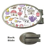 Fantasy-things-doodle-style-vector-illustration Money Clips (Oval)  Front