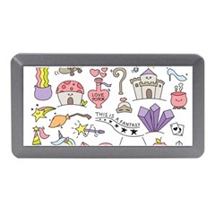 Fantasy-things-doodle-style-vector-illustration Memory Card Reader (mini) by Salman4z