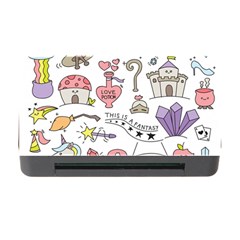 Fantasy-things-doodle-style-vector-illustration Memory Card Reader With Cf by Salman4z