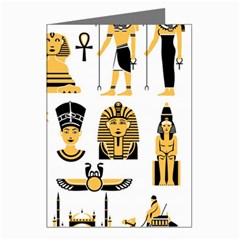 Egypt-symbols-decorative-icons-set Greeting Cards (pkg Of 8) by Salman4z