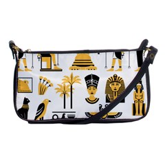 Egypt-symbols-decorative-icons-set Shoulder Clutch Bag by Salman4z