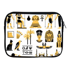 Egypt-symbols-decorative-icons-set Apple Ipad 2/3/4 Zipper Cases by Salman4z