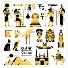 Egypt-symbols-decorative-icons-set Lightweight Scarf  by Salman4z