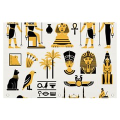 Egypt-symbols-decorative-icons-set Banner And Sign 6  X 4  by Salman4z