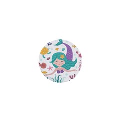 Set-cute-mermaid-seaweeds-marine-inhabitants 1  Mini Buttons by Salman4z