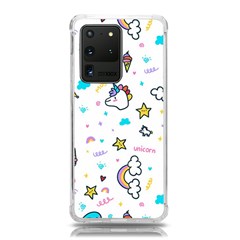 Unicorns-rainbows-seamless-pattern Samsung Galaxy S20 Ultra 6 9 Inch Tpu Uv Case by Salman4z